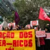 Manifestação sobre taxação dos mais ricos: impostos