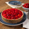 Torta espelhada de morango