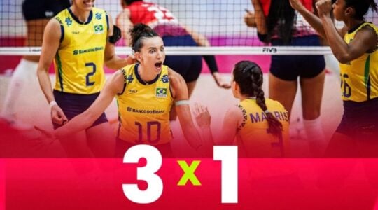 Vitória brasileira no vôlei feminino