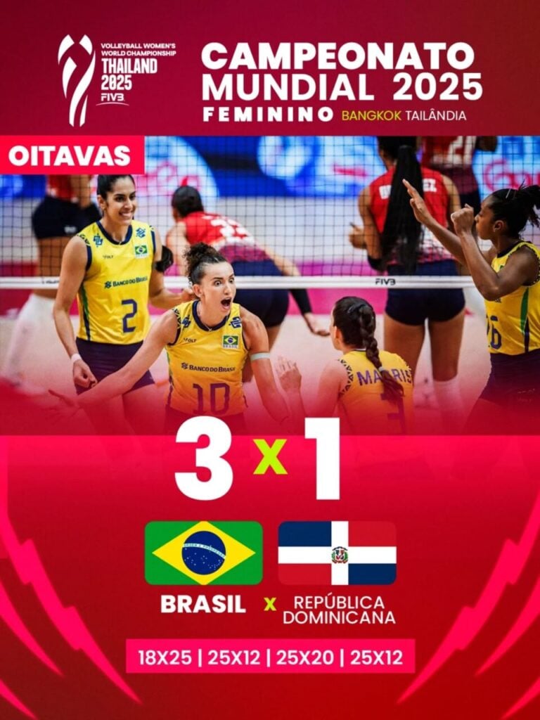 Vitória brasileira no vôlei feminino