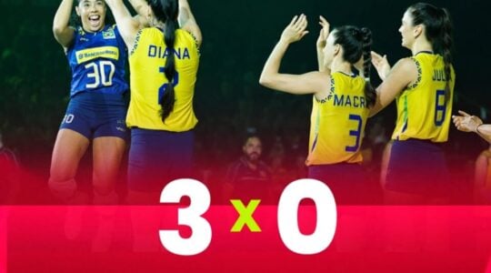 Brasil vence no vôlei