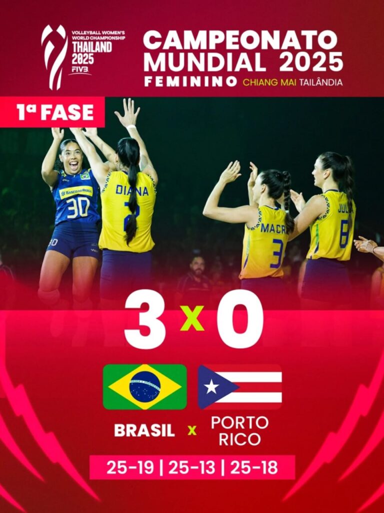 Brasil vence no vôlei