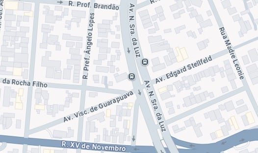 avenida visconde de guarapuava inicio