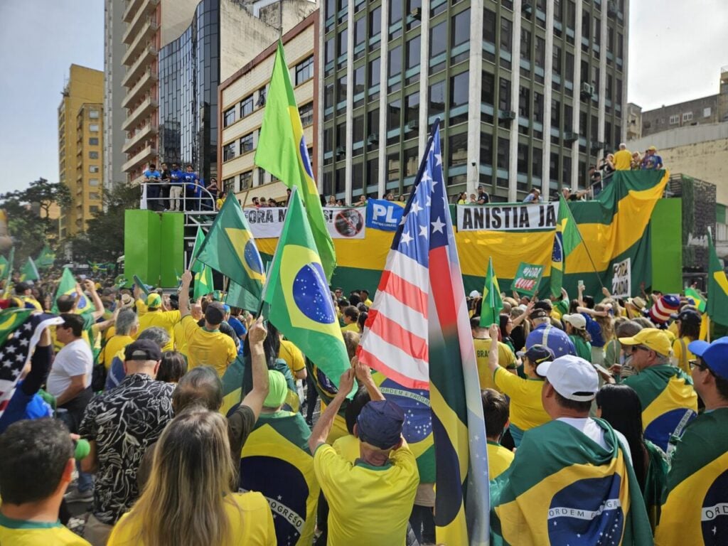 bolsonaristas manifestacao