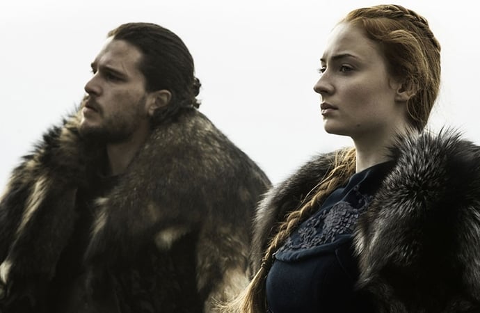 jon e sansa snow