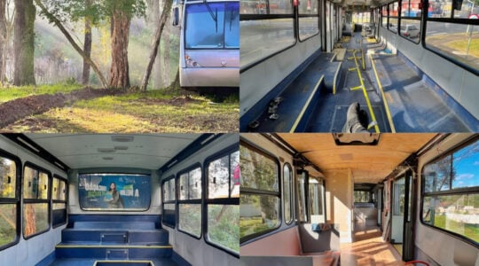 onibus de curitiba vira casa