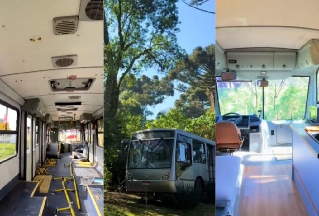 onibus de curitiba vira casa
