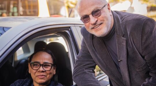 professora carro supermercado