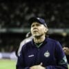 O técnico Mozart, em Coritiba x Goiás.