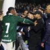 Confusão em Coritiba x Goiás.