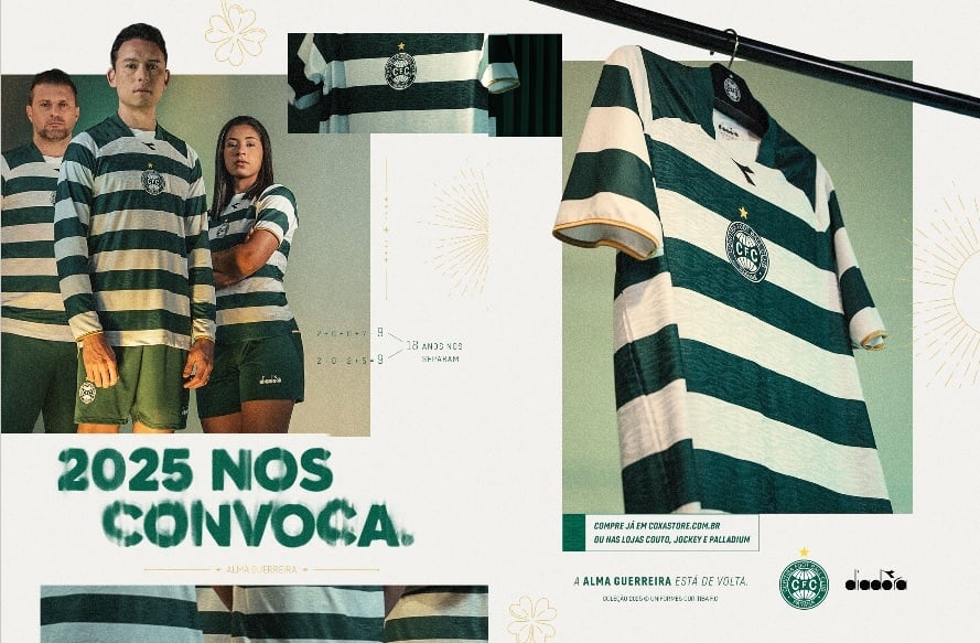 Nova camisa do Coritiba: Alma Guerreira