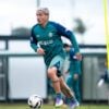 O meia Josué, em treino do Coritiba