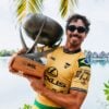 O surfista curitibano Yago Dora