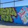 Graffiti na praça – Crédito_ Acervo Escola de Rua
