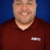 O narrador Gustavo Santos: ESPN