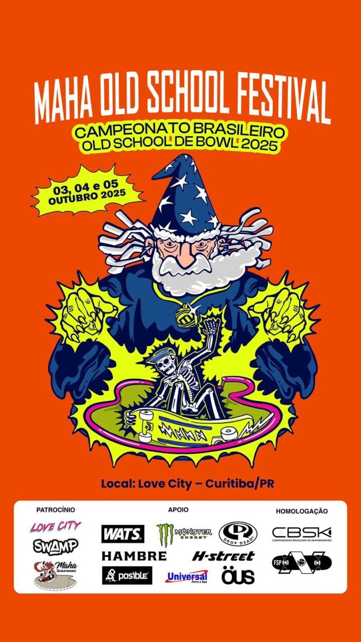 MAHA Old School Skateboarding: veteranos do skate