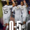 Real Madrid goleia com três de Mbappé
