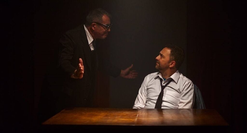 Cena da peça 'Se Eu Morrese Amanhã', com Edson Bueno e Ricardo Westphalen