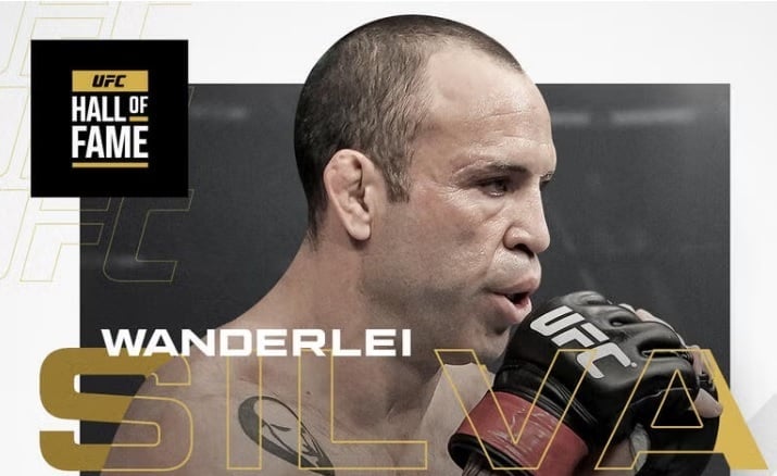 O lutador curitibano Wanderlei Silva