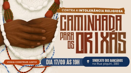 caminhada contra a intolerancia