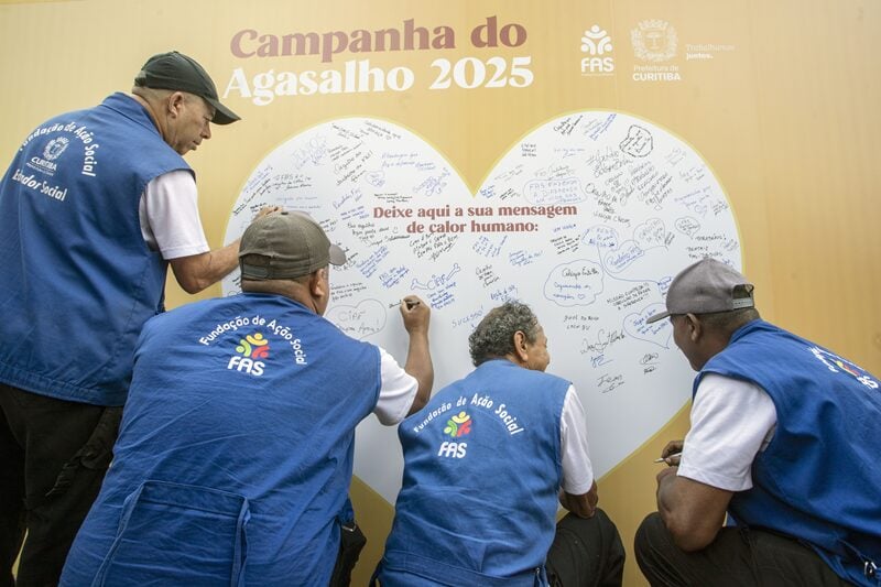 campanha agasalho