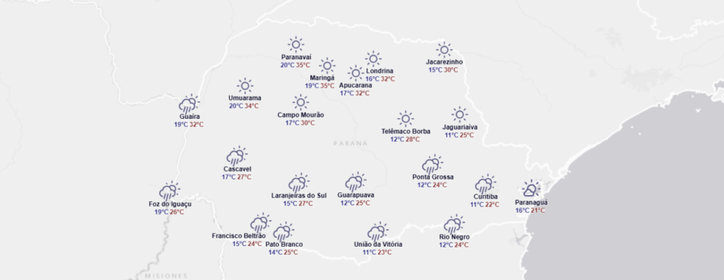 mapa segunda