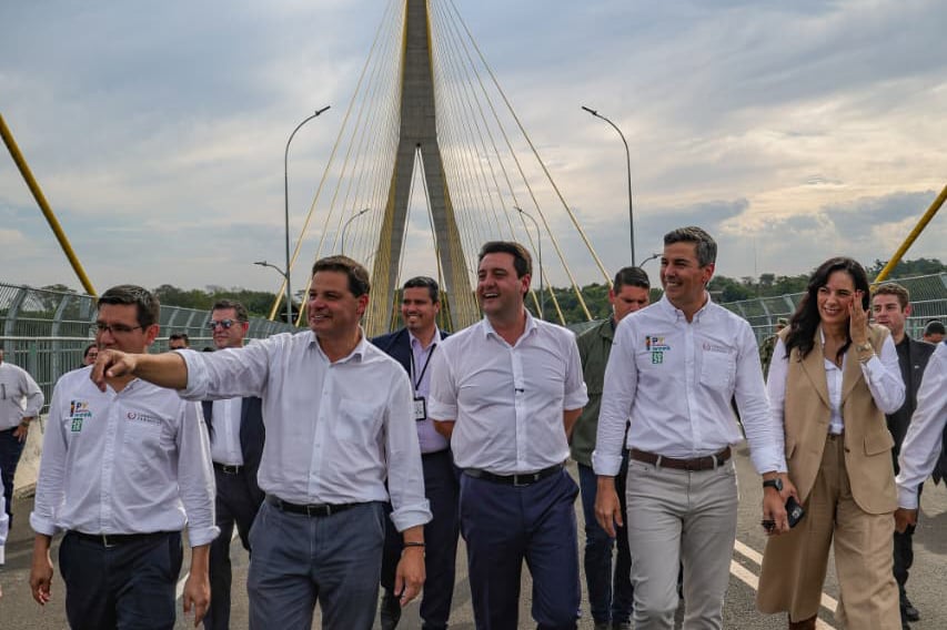 ratinho presidente do paraguai ponte da integração foz