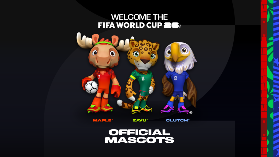 Mascotes da Copa do Mundo de 2026