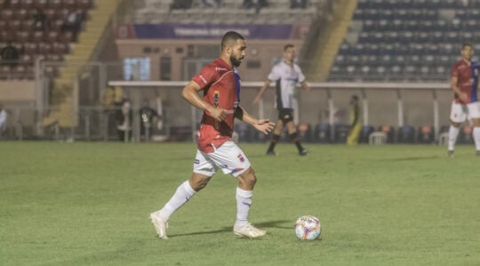 O lateral-direito Paulo Henrique em 2020, pelo Paraná Clube