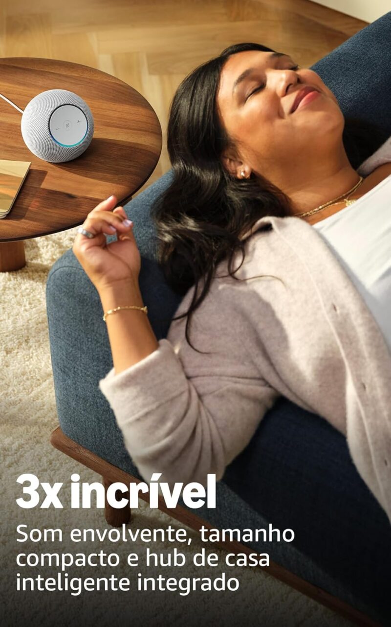 Amazon Echo Dot Max (Geração mais recente), smart speaker com Alexa