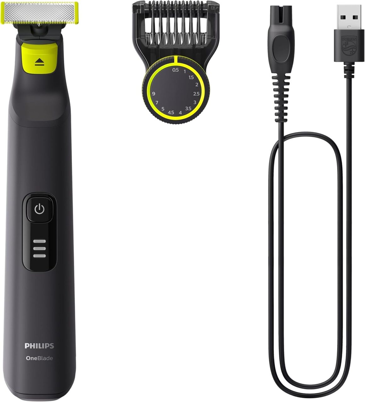 Aparador e Raspador de Pelos Philips OneBlade Pro com 12 Ajustes de Corte