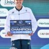 O nadador curitibano Leonardo Brandt Macedo: campeão mundial
