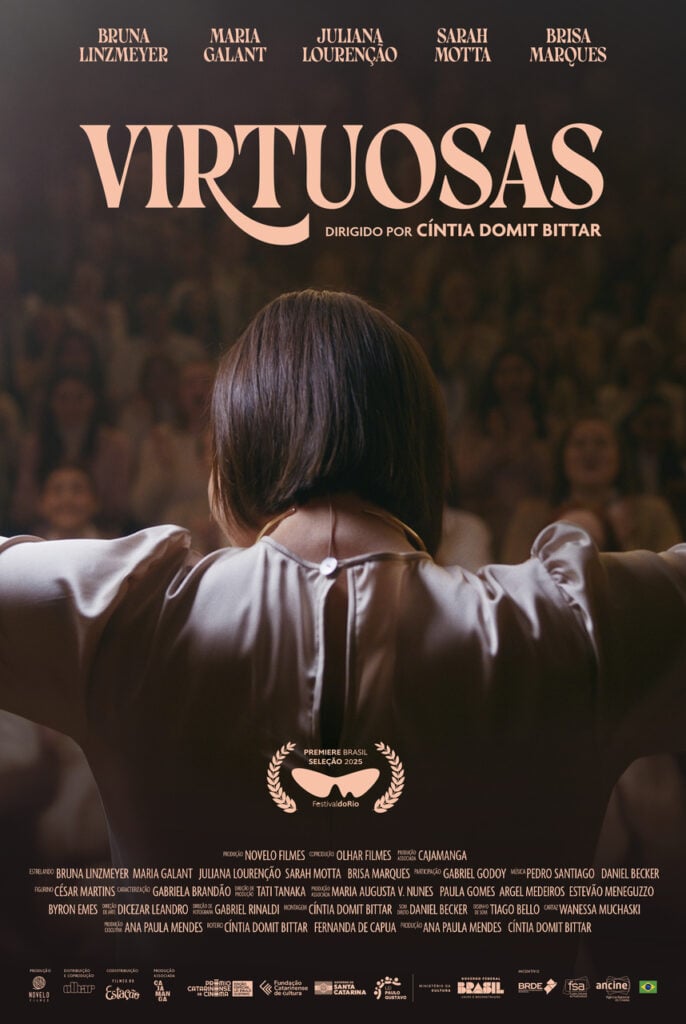 Cartaz oficial de ‘Virtuosas’ – Cred Olhar Filmes