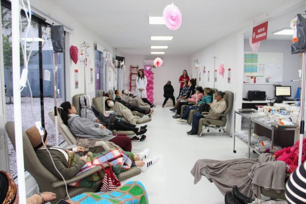 Pacientes no Centro de Oncologia do Hospital Mackenzie