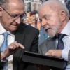 O vice Geraldo Alckmin e o presidente Lula