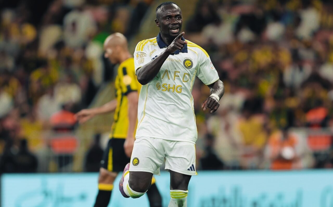 Sadio Mané comemora gol pelo Al-Nassr: estrela de Senegal