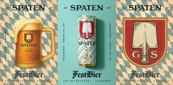 Nova cerveja Spaten (foto montagem MKT Spaten)