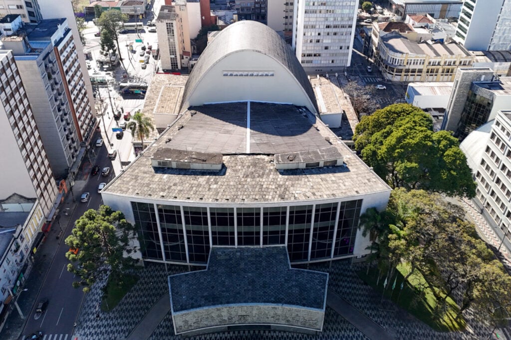Telhado Teatro Guaira