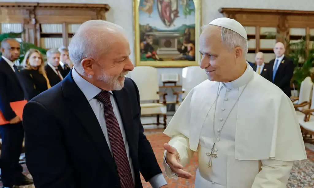 lula e o papa leao