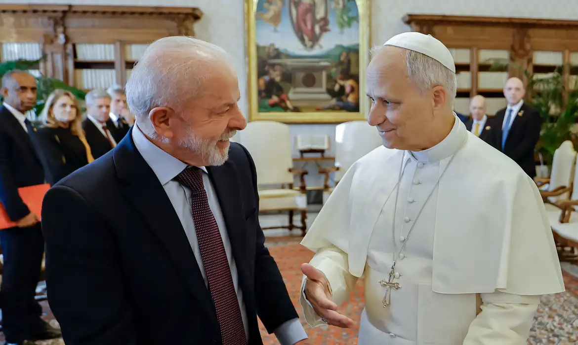 lula e o papa leao