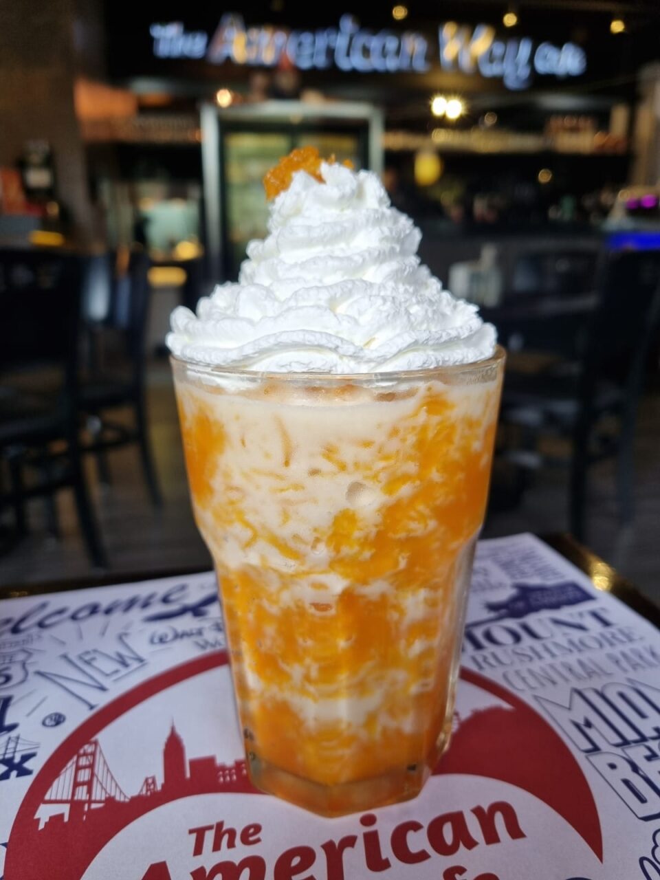 Milkshake de abóbora do American Way (foto Patrícia Scarpante)