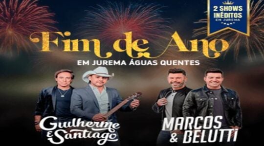 Resort no Paraná com águas termais celebra fim de ano com shows de artistas nacionais.